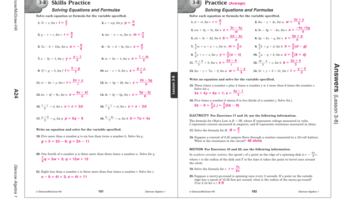 Glencoe geometry chapter 13 answer key