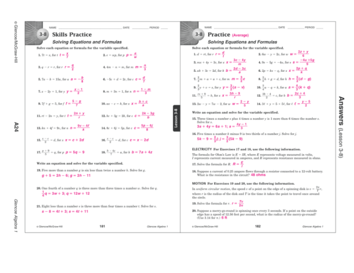 Glencoe geometry chapter 13 answer key