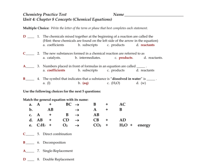 Basic chemistry chapter 2 answer key