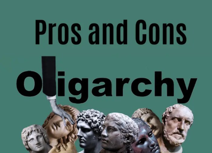 Pros and cons of oligarchy