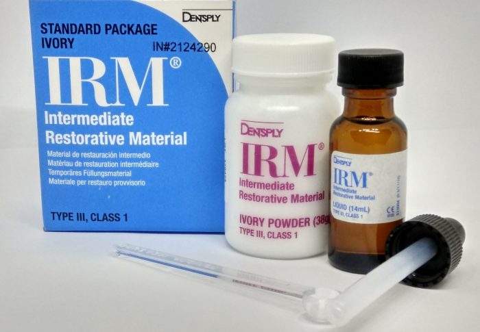 Material irm restorative intermediate filling temporary dental cement safco properties