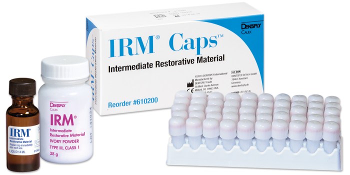 Irm restorative material