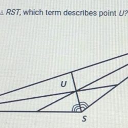 In the diagram of rst which term describes point u