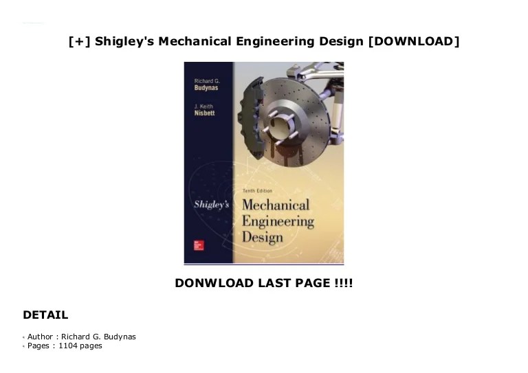 Shigley's mechanical engineering design solutions